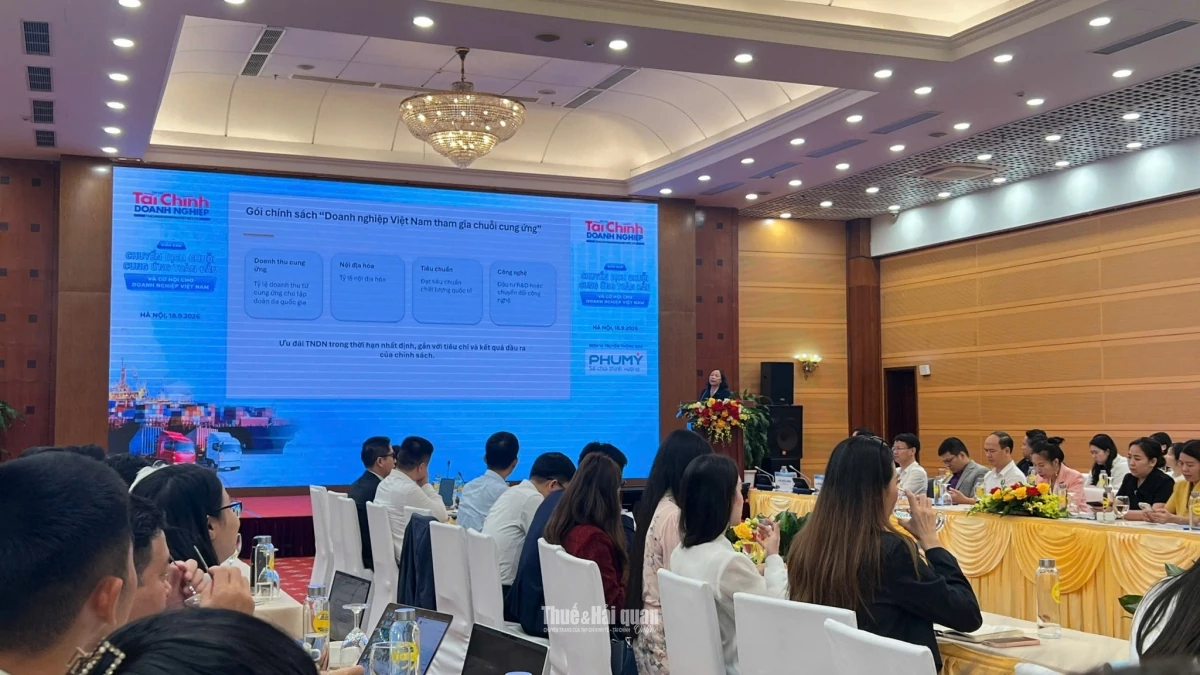 chính sách thuế trong nhiều năm qua đã được sử dụng như một đòn bẩy để phát triển kinh tế, thu hút đầu tư, nâng cao năng suất, đổi mới công nghệ và thúc đẩy xuất khẩu. Ảnh: Hương Quỳnh. 