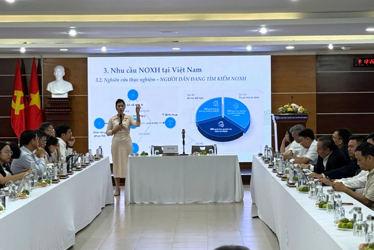 Theo các chuyên gia, nhu cầu NOXH tại Việt Nam lớn nhưng người dân còn chưa tiếp cận được. Ảnh: Thu Dịu Nhà ở xã hội cần chuyển từ bài toán căn hộ sang bài toán thị trường