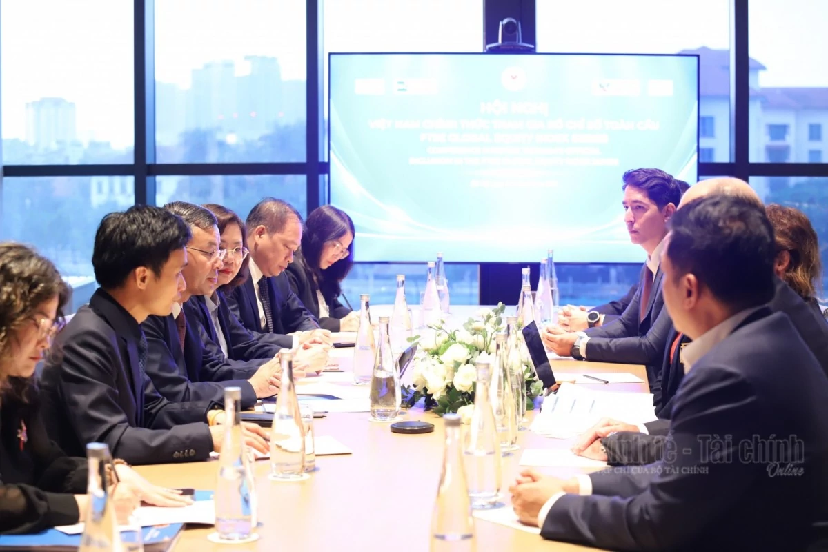 Bộ trưởng Ngô Văn Tuấn tiếp CEO FTSE Russell, trao đổi định hướng hợp tác sau nâng hạng