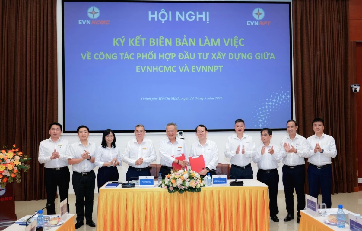 EVNHCMC EVNHCMC và EVNNPT phối hợp đầu tư xây dựng, đồng bộ lưới điện, bảo đảm cấp điện TP. HCM giai đoạn 2026 - 2030