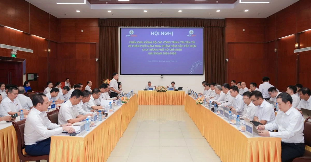 EVNHCMC EVNHCMC và EVNNPT phối hợp đầu tư xây dựng, đồng bộ lưới điện, bảo đảm cấp điện TP. HCM giai đoạn 2026 - 2030