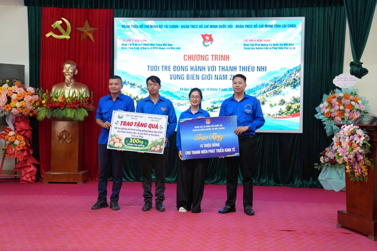 Hơn 700 triệu đồng nguồn lực tuổi trẻ hướng về các xã biên giới Lai Châu