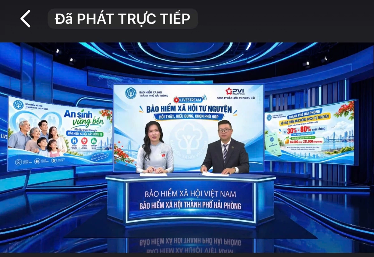 Hải Phòng: Đồng bộ lan tỏa bảo hiểm xã hội tự nguyện trên môi trường số