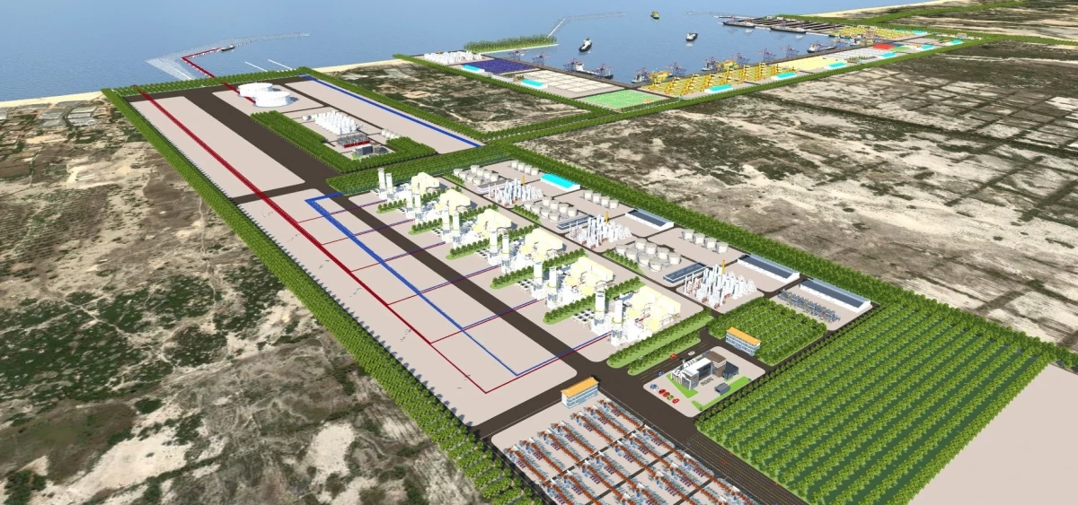 Dự án điện khí LNG Hải Lăng đang được T&T Group và các đối tác Hàn Quốc triển khai tại tỉnh Quảng Trị. Ảnh: T&T Group Dự án điện khí LNG Hải Lăng đang được T&T Group và các đối tác Hàn Quốc triển khai tại tỉnh Quảng Trị. Ảnh: T&T Group