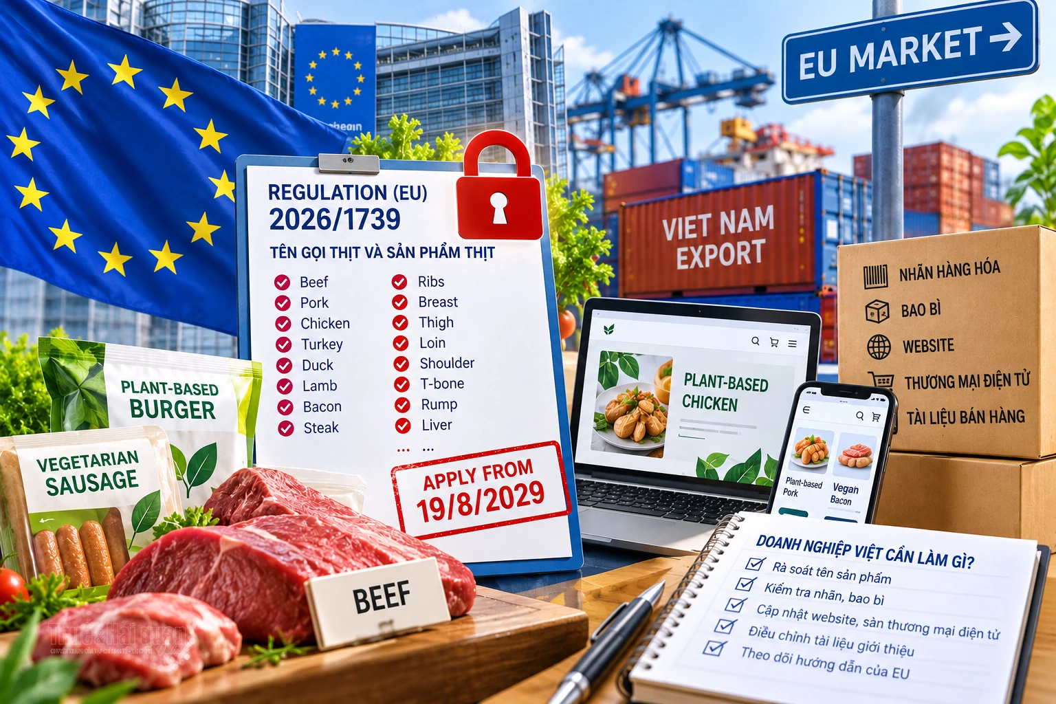 Doanh nghiệp cần làm gì trước quy định mới của EU với mặt hàng thịt