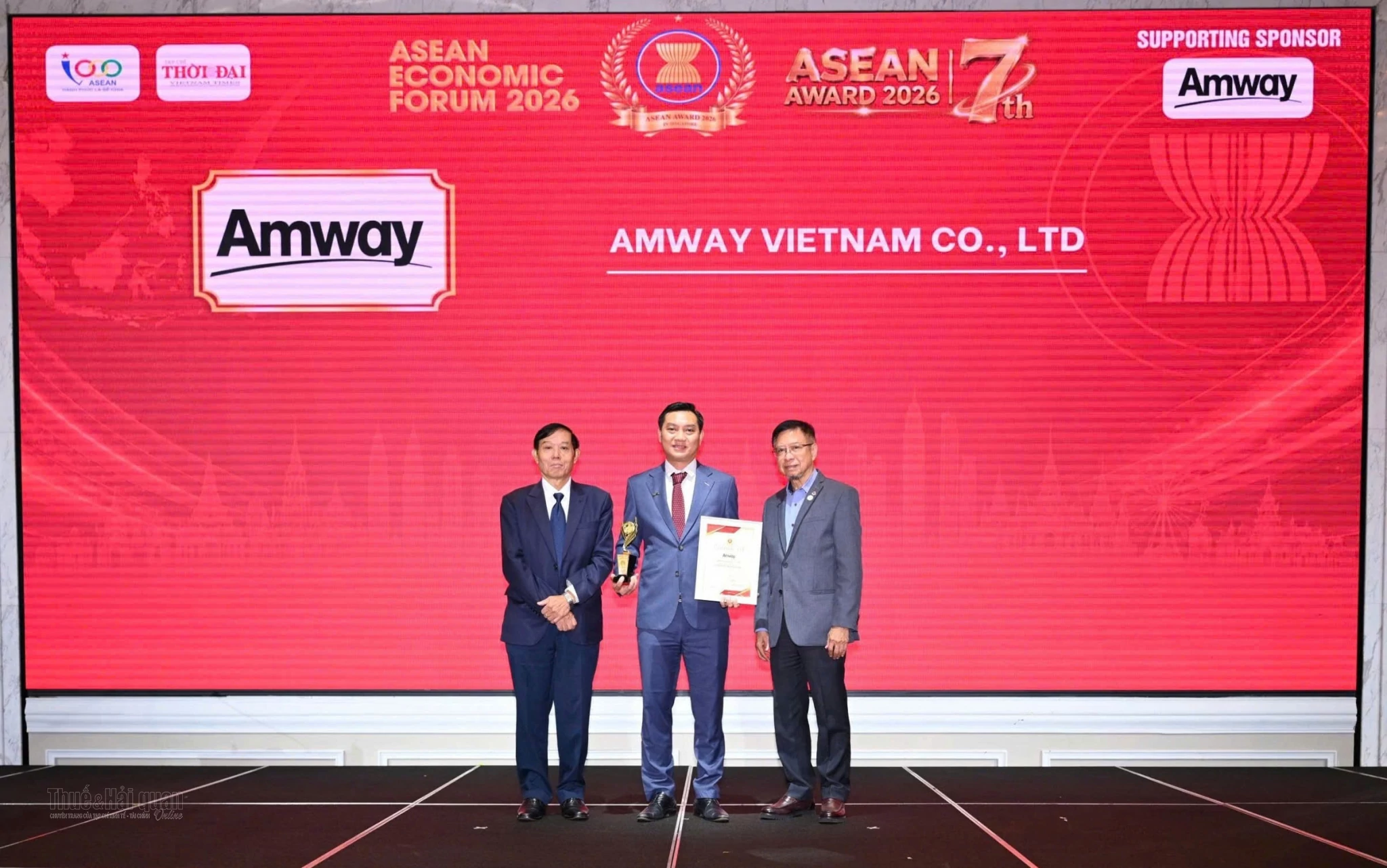 Amway Việt Nam được vinh danh ở hai hạng mục tại ASEAN 2026