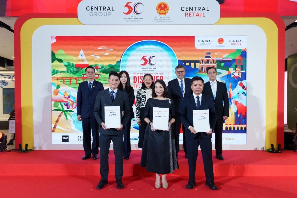 NAPAS, VietinBank và Central Retail thúc đẩy thanh toán QR xuyên biên giới Việt Nam - Thái Lan NAPAS, VietinBank và Central Retail thúc đẩy thanh toán QR xuyên biên giới Việt Nam - Thái Lan