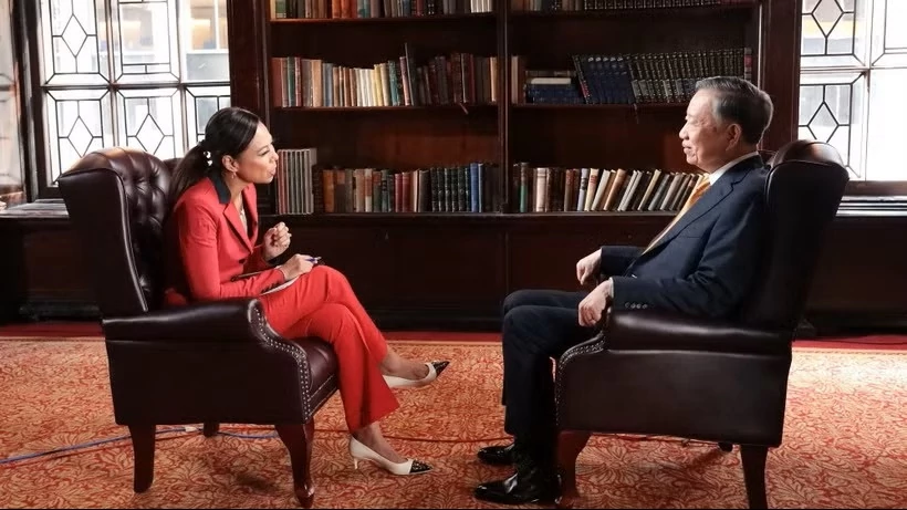 Tổng Bí thư, Chủ tịch nước Tô Lâm trả lời phỏng vấn kênh truyền hình Bloomberg TV Tổng Bí thư, Chủ tịch nước Tô Lâm trả lời phỏng vấn kênh truyền hình Bloomberg TV