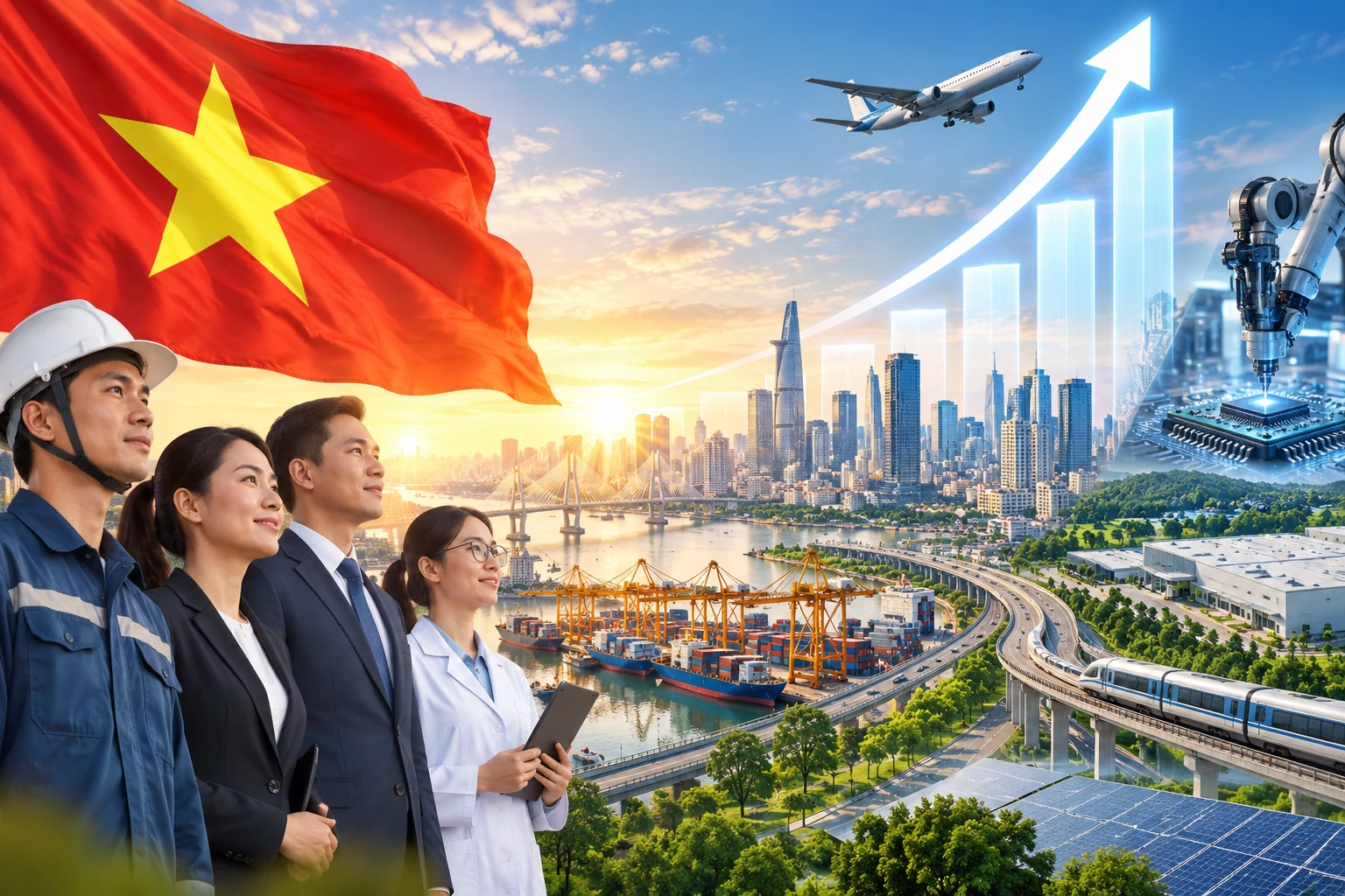 Khơi thông nguồn lực, đổi cách tạo tăng trưởng 2 con số Khơi thông nguồn lực, đổi cách tạo tăng trưởng 2 con số