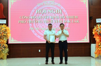 Bổ nhiệm Phó trưởng Thuế tỉnh Đắk Lắk