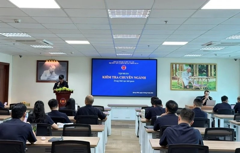 Quang cảnh hội nghị tập huấn. Ảnh: Chi cục HQKV VIII