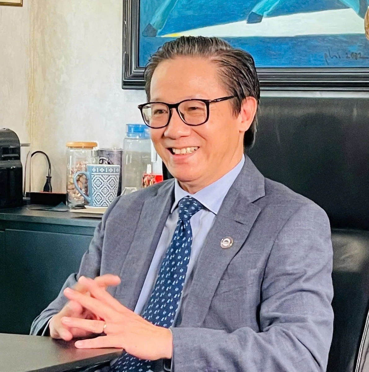Ông Đinh Hồng Kỳ, Phó Chủ tịch Liên đoàn Doanh nghiệp TP. Hồ Chí Minh (HUBA), Chủ tịch Công ty Secoin. Ông Đinh Hồng Kỳ, Phó Chủ tịch Liên đoàn Doanh nghiệp TP. Hồ Chí Minh (HUBA), Chủ tịch Công ty Secoin.
