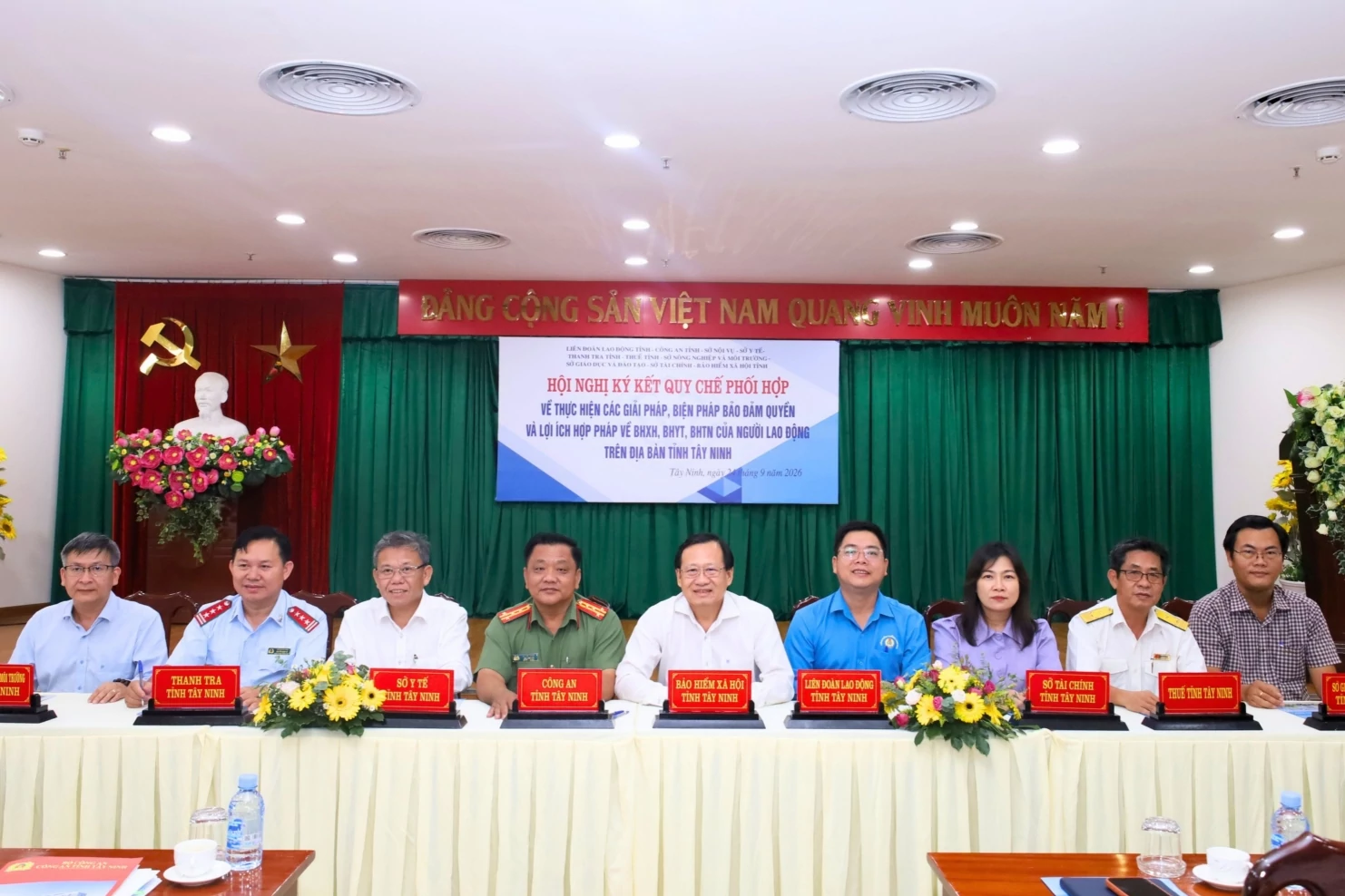 tay ninh 10 co quan don vi phoi hop bao ve quyen loi bao hiem xa hoi cho nguoi lao dong