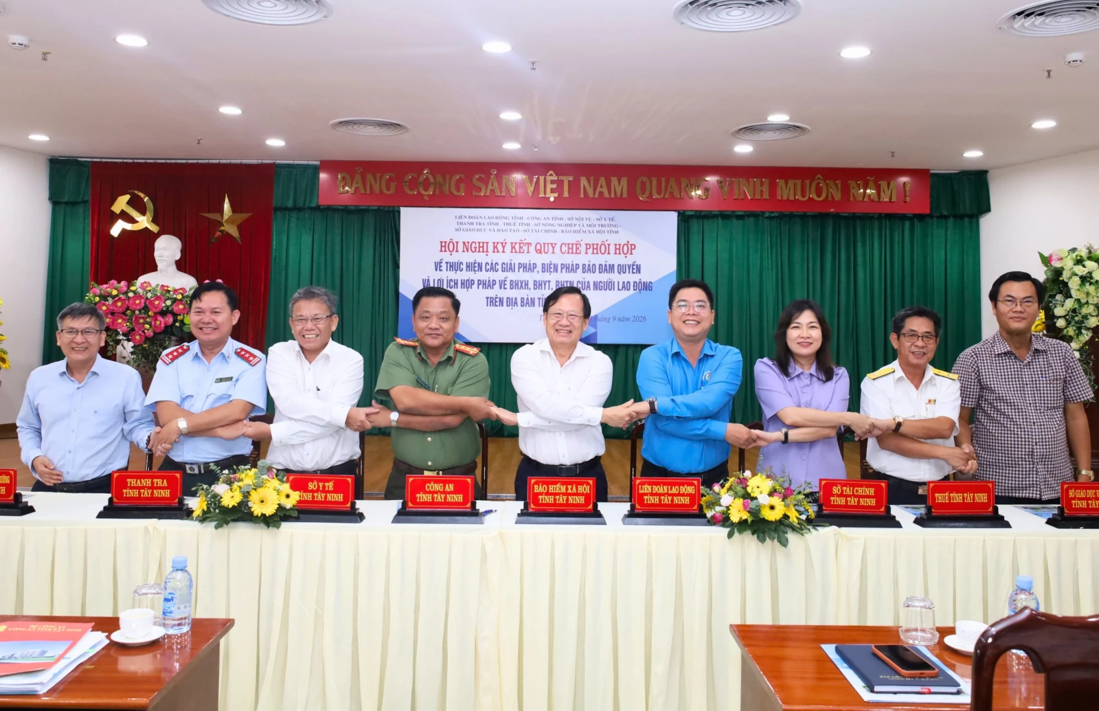 Tây Ninh: 10 cơ quan, đơn vị phối hợp bảo vệ quyền lợi bảo hiểm xã hội cho người lao động