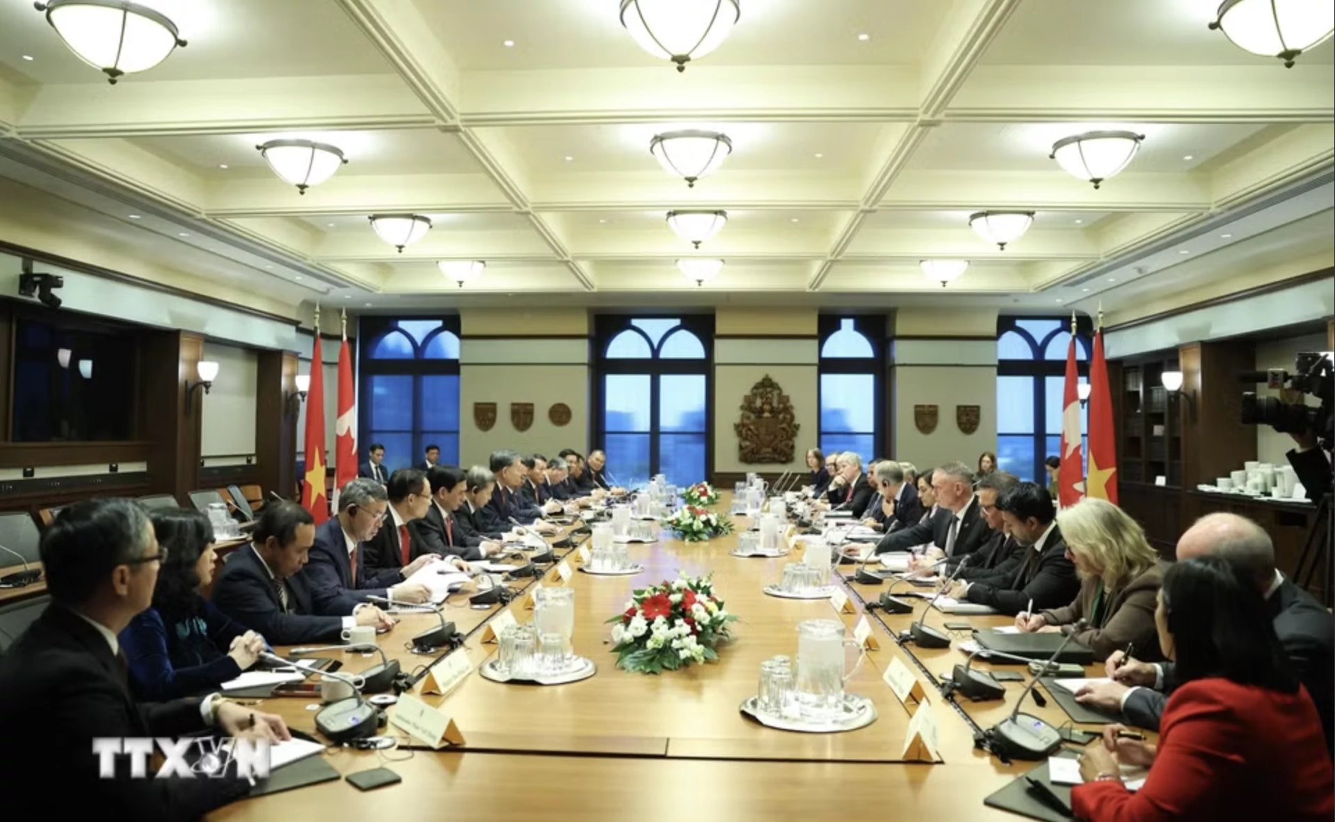 Tổng Bí thư, Chủ tịch nước Tô Lâm hội đàm Thủ tướng Canada Mark Carney