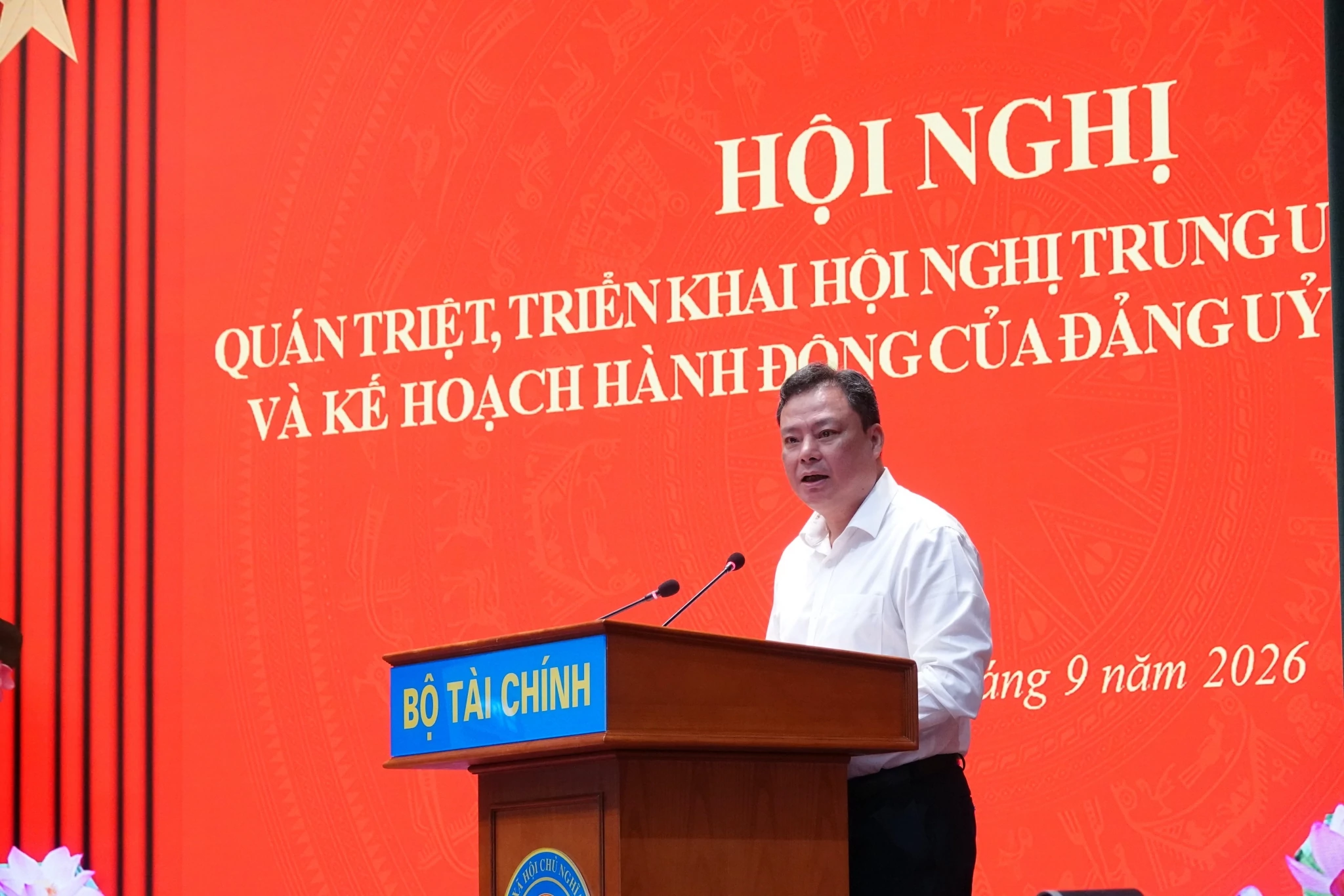 Đảng ủy Bộ Tài chính quán triệt, triển khai các nghị quyết, kết luận của Hội nghị Trung ương 3 khóa XIV Đảng ủy Bộ Tài chính quán triệt, triển khai các nghị quyết, kết luận của Hội nghị Trung ương 3 khóa XIV