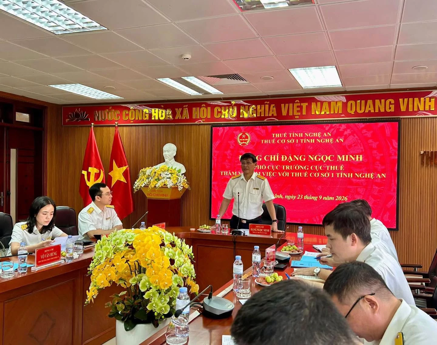 Thuế cơ sở 1 tỉnh Nghệ An thu ngân sách đạt 80% dự toán
