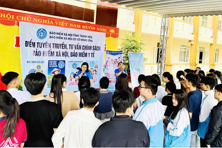 Ngành BHXH đẩy mạnh tuyên truyền chính sách BHXH, BHYT, hướng tới mục tiêu bao phủ toàn dân.