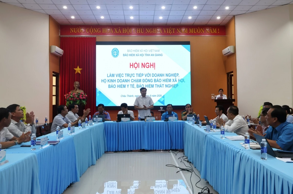 An Giang đối thoại, làm việc với doanh nghiệp, hộ kinh doanh chậm đóng bảo hiểm xã hội