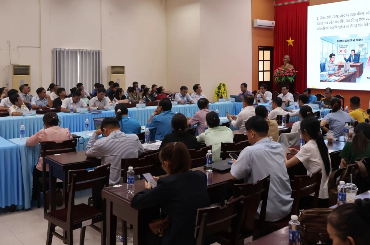 An Giang đối thoại, làm việc với doanh nghiệp, hộ kinh doanh chậm đóng bảo hiểm xã hội