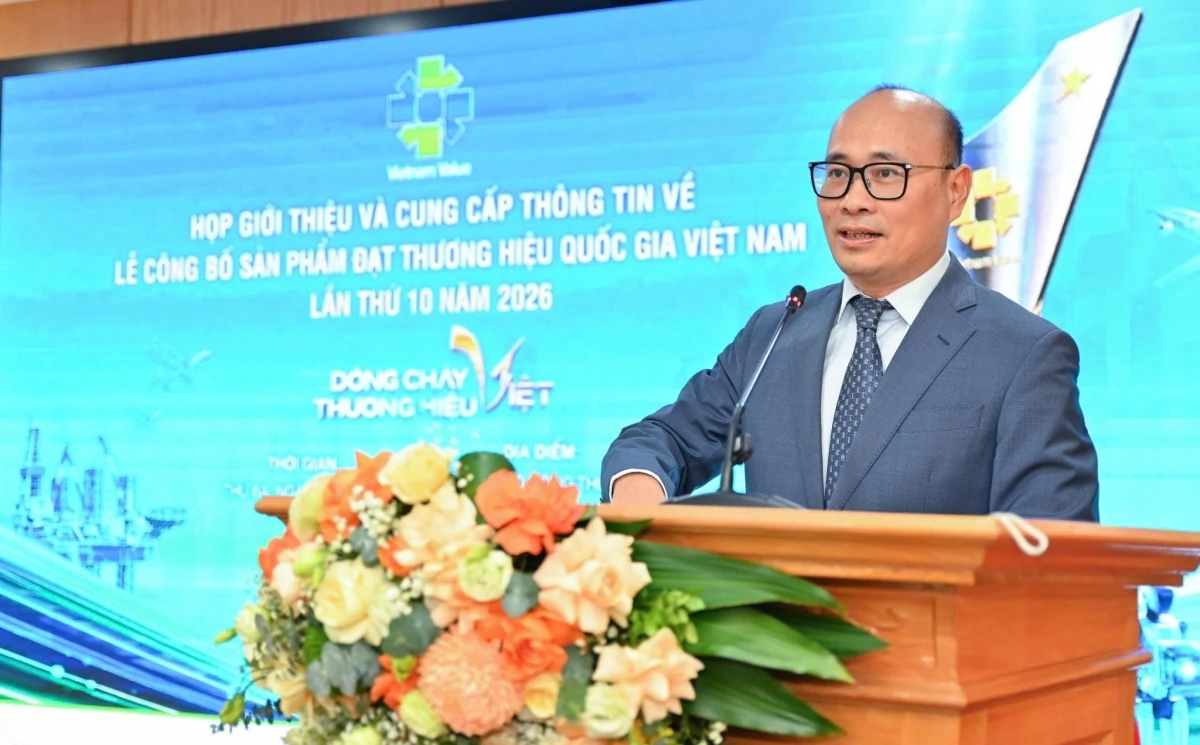 Công bố 499 sản phẩm đạt Thương hiệu quốc gia Việt Nam năm 2026 Công bố 499 sản phẩm đạt Thương hiệu quốc gia Việt Nam năm 2026