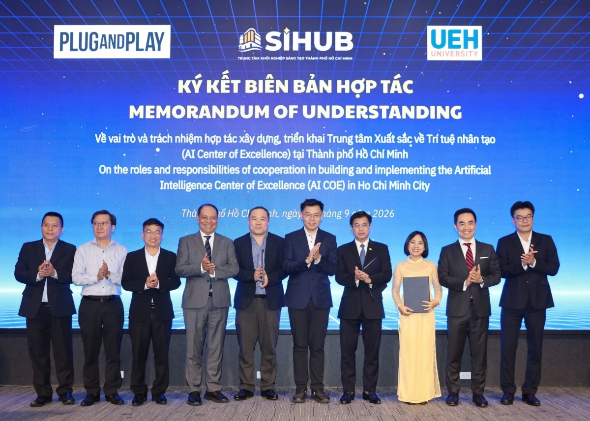 TRung tâm xuất sắc về trí tuệ nhân tạo TP. Hồ Chí Minh hợp tác với Plug and Play xây dựng Trung tâm Xuất sắc về trí tuệ nhân tạo