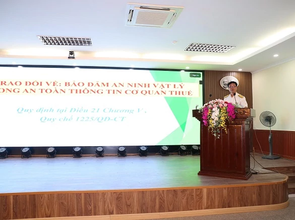 Thuế tỉnh Ninh Bình: Bảo đảm an toàn dữ liệu và thông tin thuế
