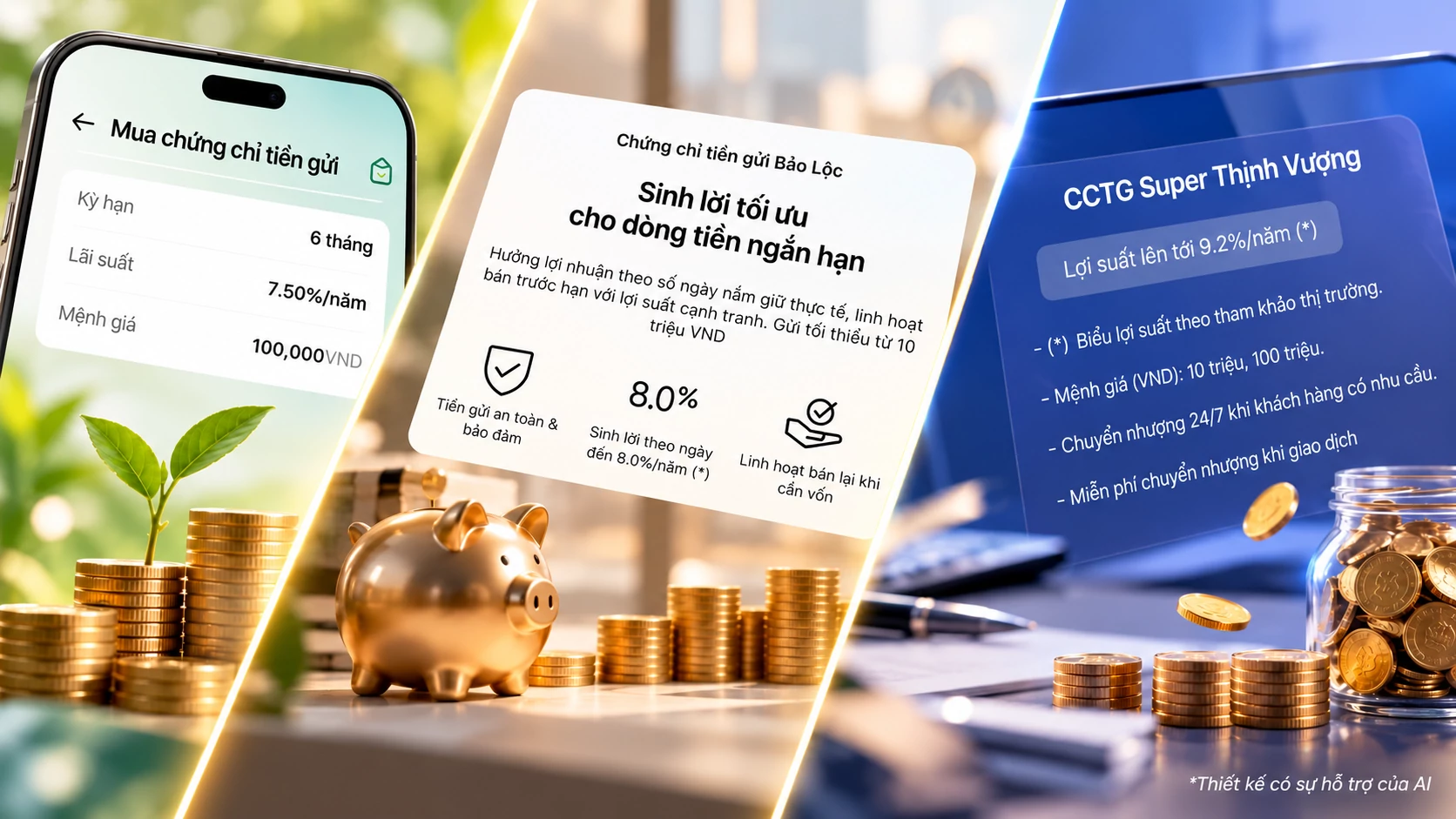 Lãi suất ngân hàng vào tháng 10: Nhiều lựa chọn trên 7%/năm, ưu đãi lên tới 9,6%/năm Lãi suất ngân hàng vào tháng 10: Nhiều lựa chọn trên 7%/năm, ưu đãi lên tới 9,6%/năm