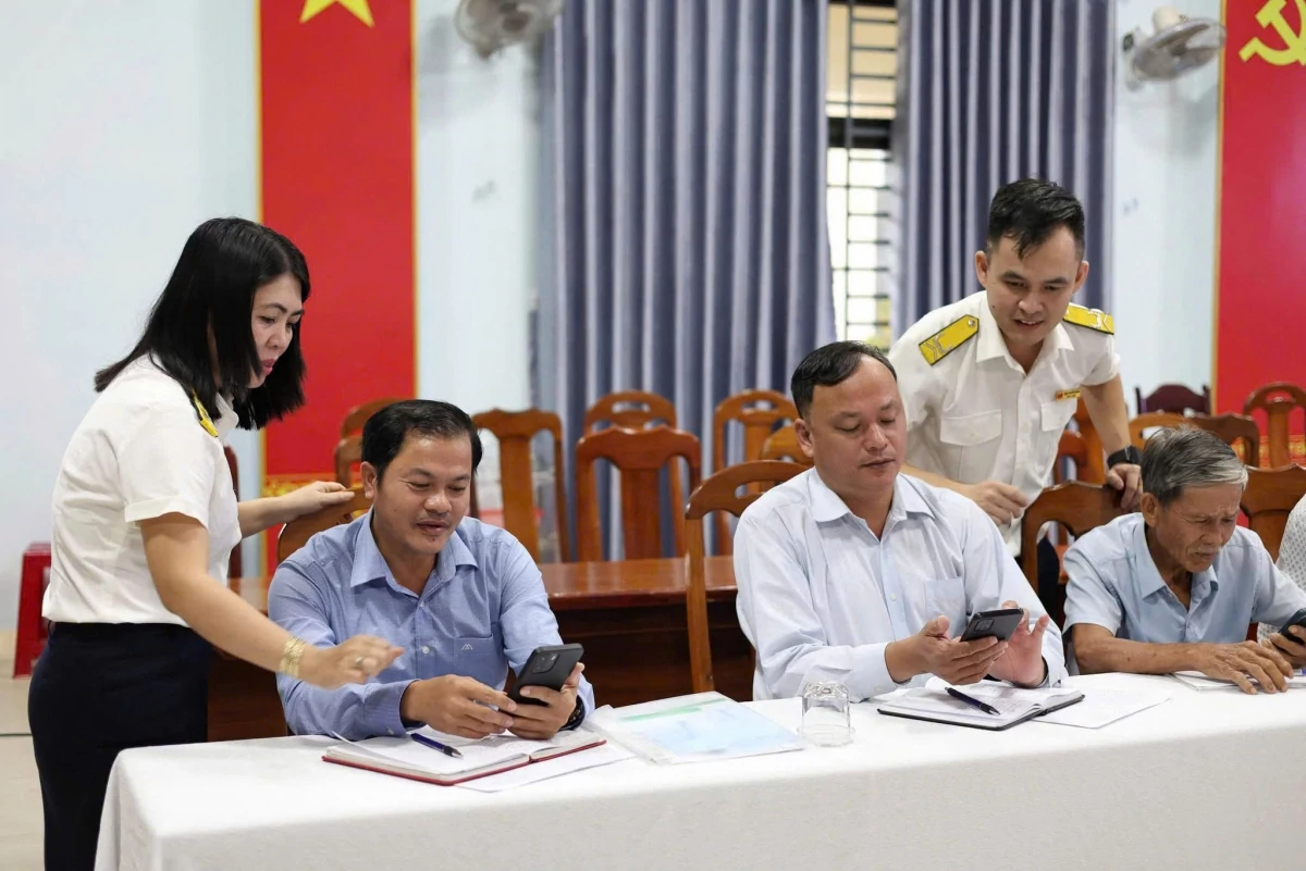 Thuế cơ sở 8 đẩy mạnh tuyên truyền hỗ trợ người nộp thuế thực hiện nghĩa vụ với NSNN. Ảnh: Thuế cơ sở. 