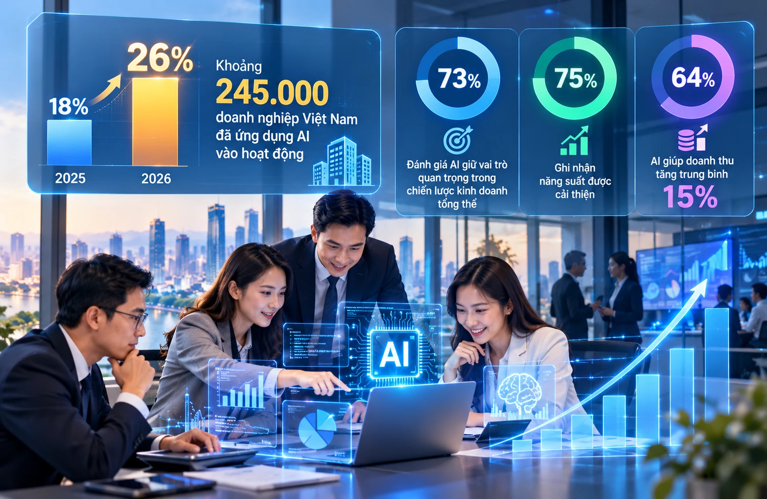 AI mở dư địa nâng năng suất, tạo động lực mới cho tăng trưởng kinh tế AI mở dư địa nâng năng suất, tạo động lực mới cho tăng trưởng kinh tế