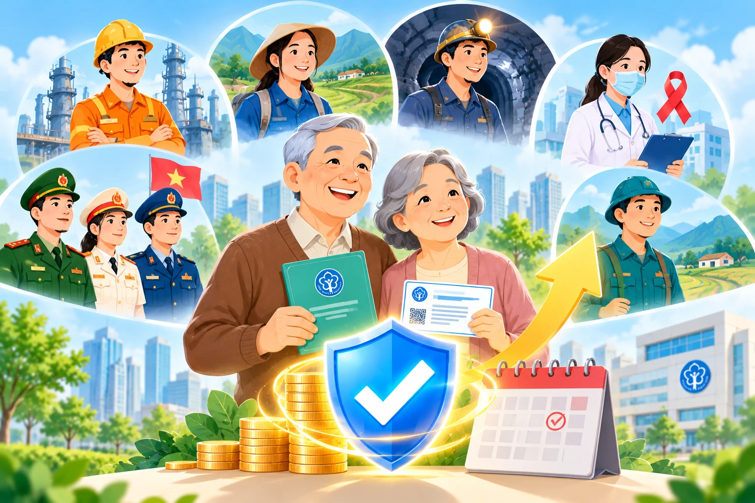 Nghỉ hưu trước tuổi, những ai vẫn được giữ nguyên tỷ lệ lương hưu?