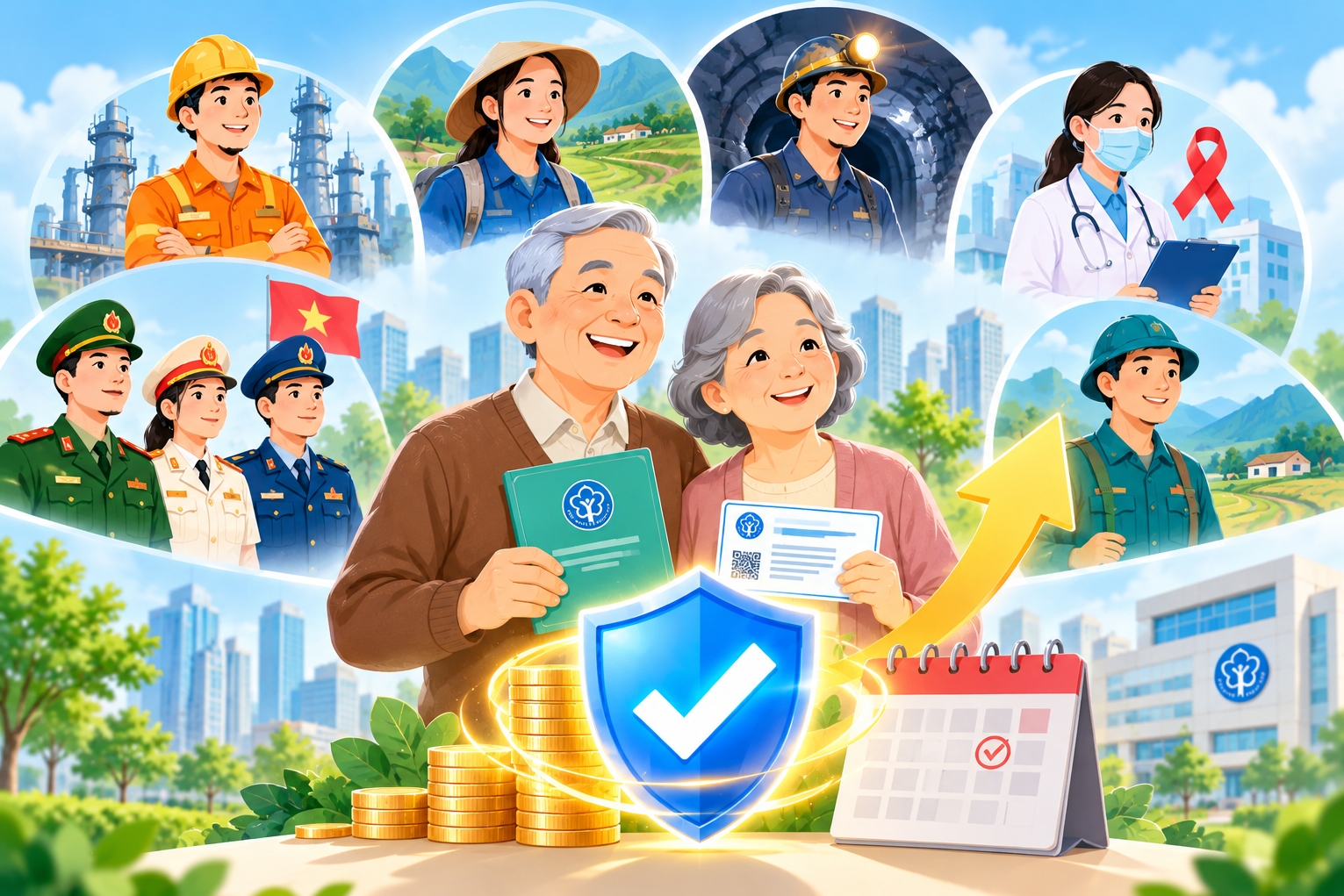 Nghỉ hưu trước tuổi, những ai vẫn được giữ nguyên tỷ lệ lương hưu?