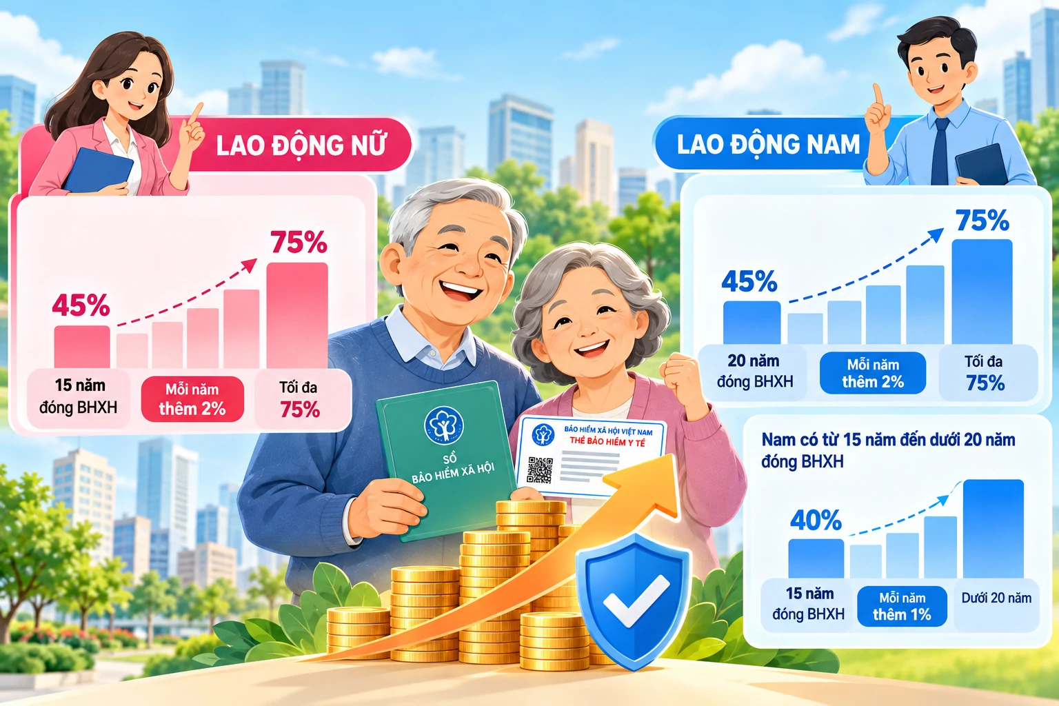 Nghỉ hưu trước tuổi, những ai vẫn được giữ nguyên tỷ lệ lương hưu?