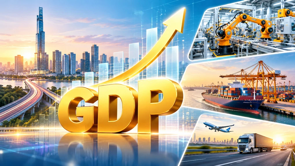 Kích cầu tiêu dùng, tăng tốc xuất nhập khẩu, tạo động lực tăng trưởng GDP 2 con số Kích cầu tiêu dùng, tăng tốc xuất nhập khẩu, tạo động lực tăng trưởng GDP 2 con số