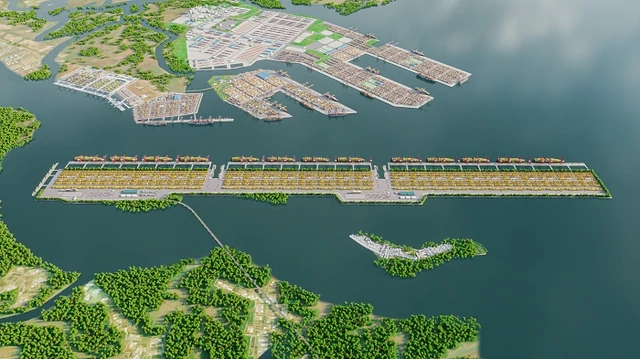 Phối cảnh Cảng trung chuyển quốc tế Cần Giờ - Nguồn: Porcoast thu hút đầu tư dòng vốn FDI