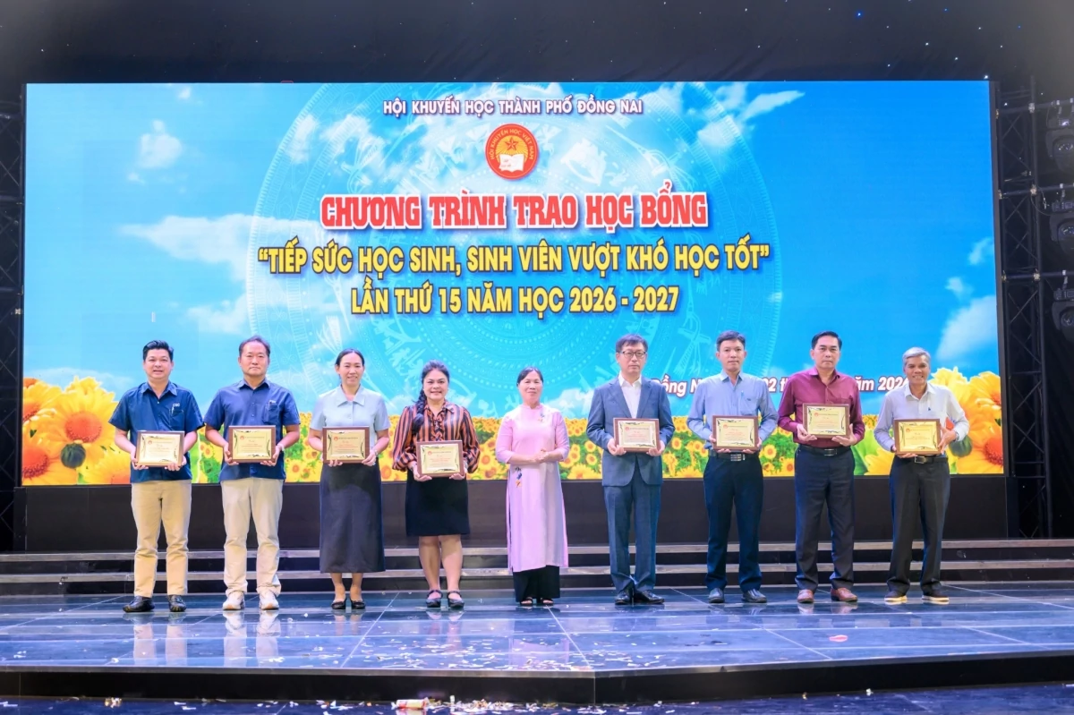 Vedan Việt Nam 15 năm đồng hành cùng chương trình học bổng Vedan Việt Nam 15 năm đồng hành cùng chương trình học bổng