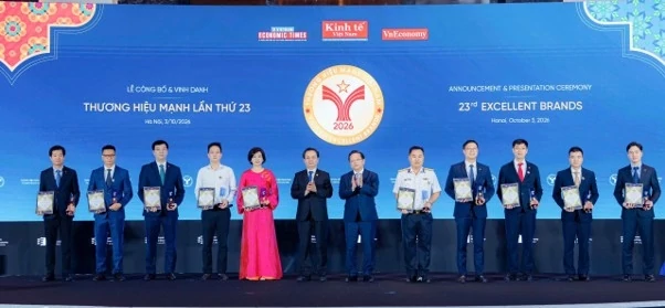 Petrolimex được vinh danh Thương hiệu Mạnh Việt Nam 2026 Petrolimex được vinh danh Thương hiệu Mạnh Việt Nam 2026