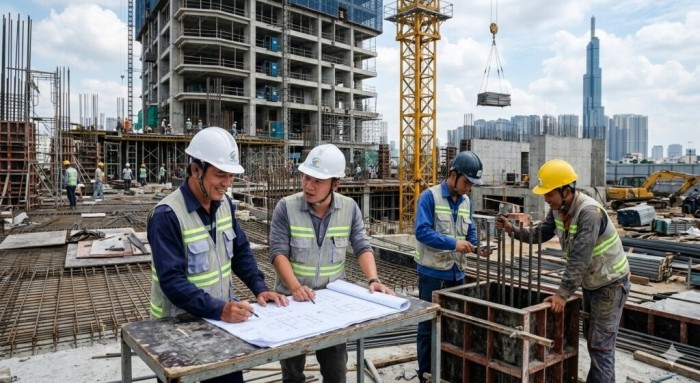 Đơn hàng mới cải thiện, doanh nghiệp xây dựng vẫn chịu áp lực chi phí