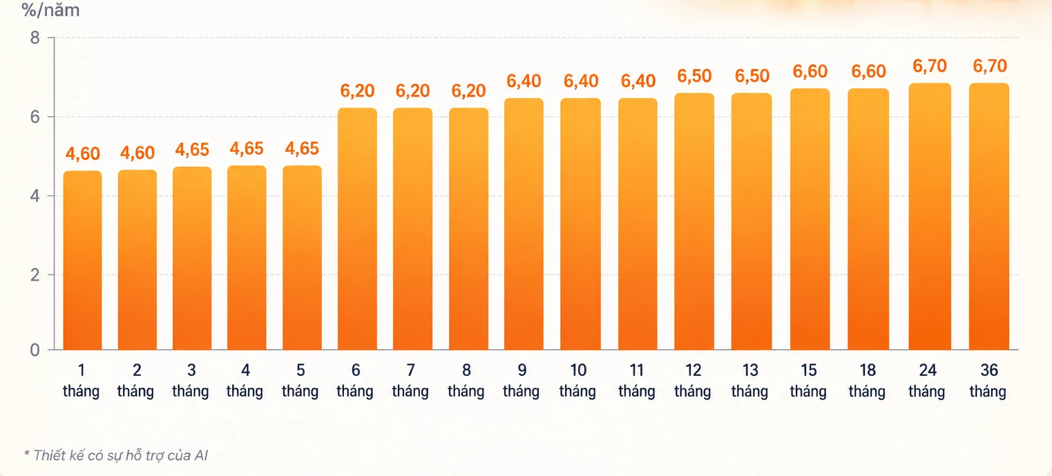 Lãi suất - tỷ giá hôm nay: Lãi 6-12 tháng vượt 7%/năm, tỷ giá trung tâm tăng tiếp