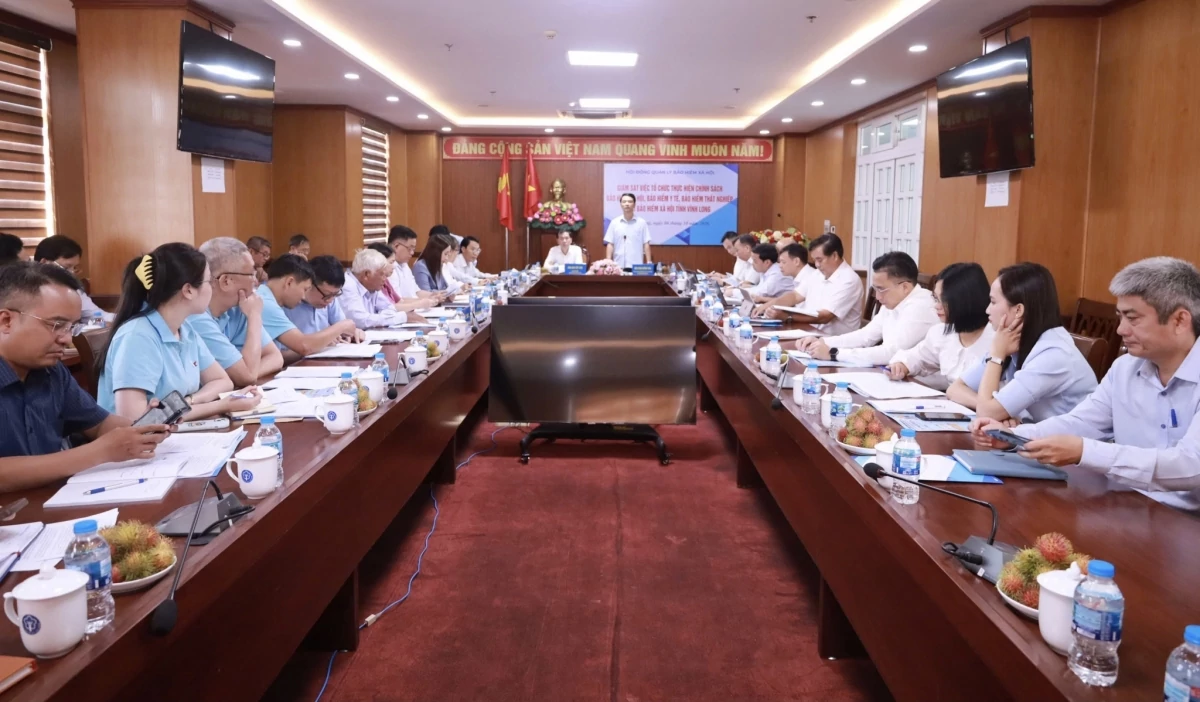 Giám sát thực hiện chính sách bảo hiểm xã hội, bảo hiểm y tế tại tỉnh Vĩnh Long