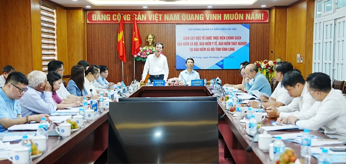Giám sát thực hiện chính sách bảo hiểm xã hội, bảo hiểm y tế tại tỉnh Vĩnh Long