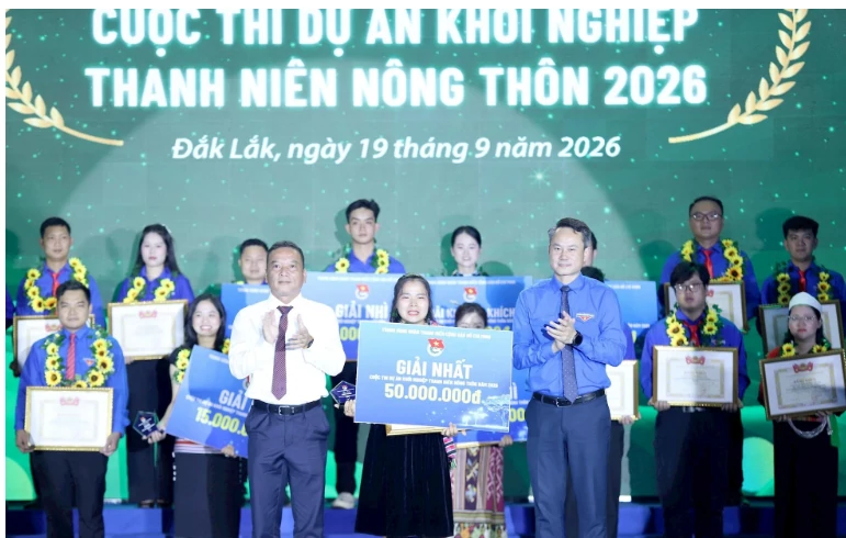 Dự án chuỗi giá trị măng mai bền vững giành giải Nhất Cuộc thi Dự án khởi nghiệp thanh niên nông thôn 2026 Dự án chuỗi giá trị măng mai bền vững giành giải Nhất Cuộc thi Dự án khởi nghiệp thanh niên nông thôn 2026