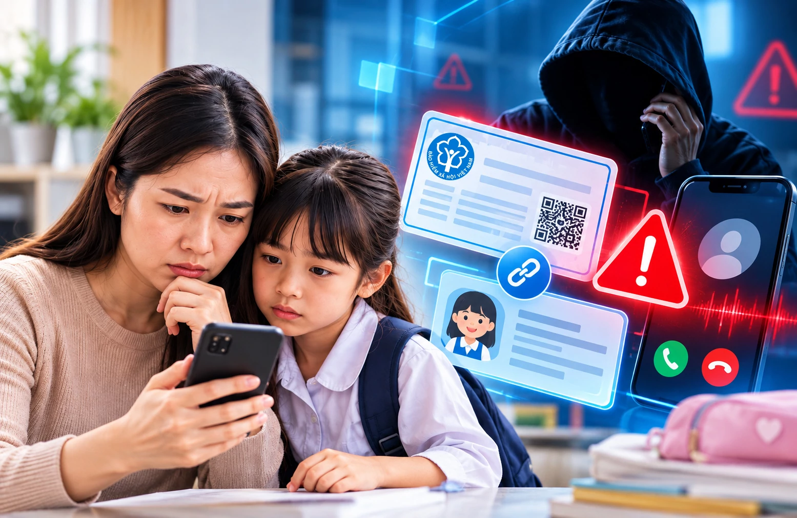 Cảnh giác thủ đoạn lừa đảo “tích hợp bảo hiểm y tế cho trẻ em”
