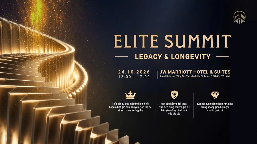AIA Elite Summit 2026: Khi di sản và sức khỏe được đặt trong một tầm nhìn dài hạn AIA Elite Summit 2026: Khi di sản và sức khỏe được đặt trong một tầm nhìn dài hạn