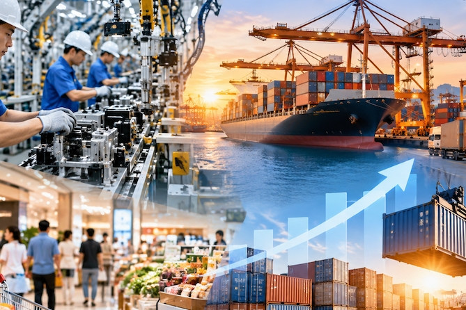 Sản xuất, thương mại duy trì đà tăng, tạo nền tảng tăng tốc trong quý IV/2026