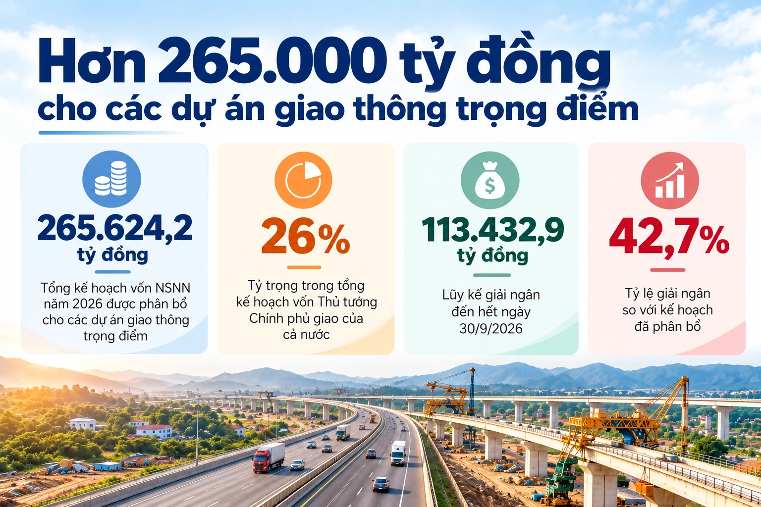 Không để vướng mắc Không để vướng mắc "níu" tiến độ các dự án giao thông trọng điểm