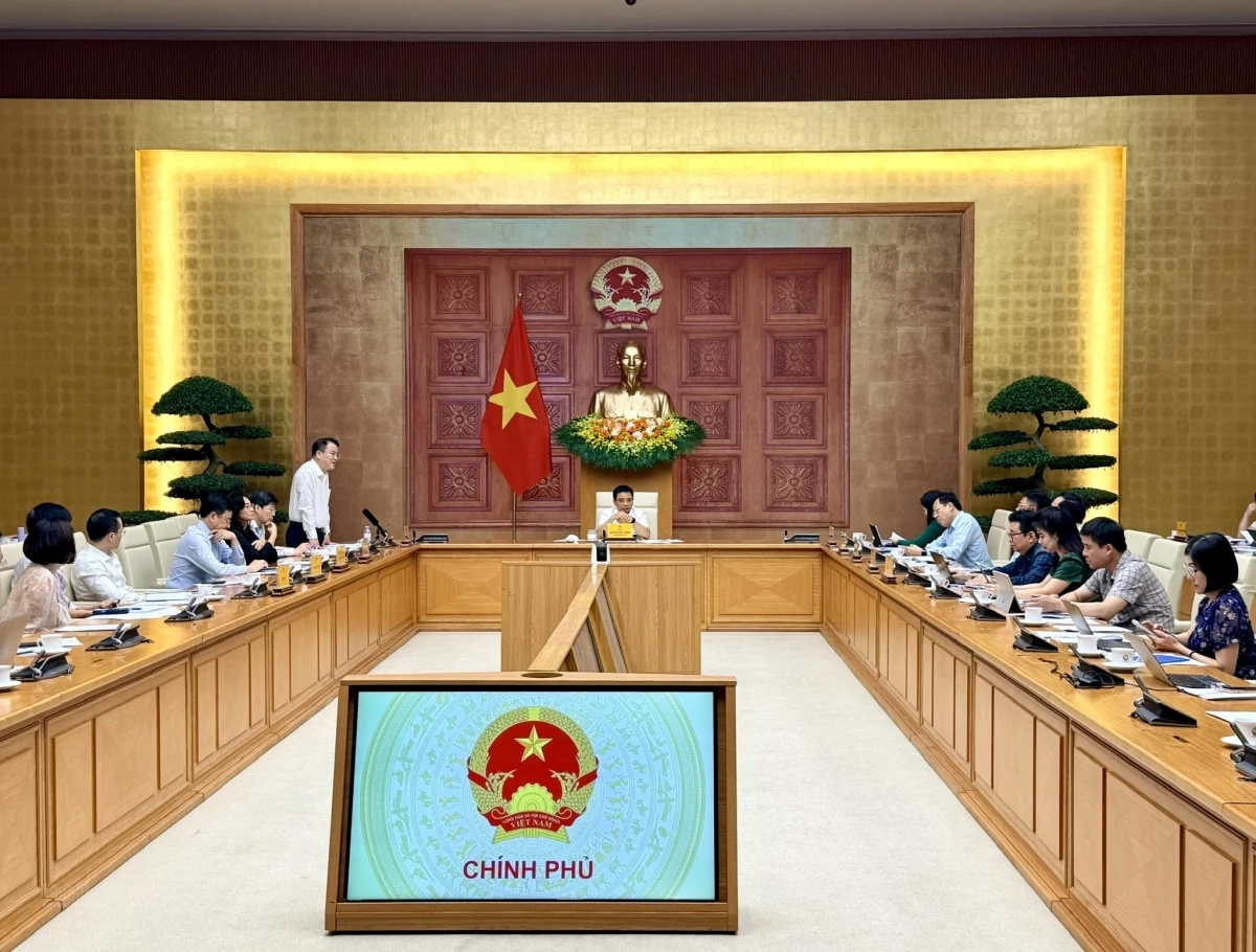 Phó Thủ tướng Nguyễn Văn Thắng, Trưởng Ban Chỉ đạo điều hành giá, chủ trì cuộc họp. Ảnh: điều hành giá