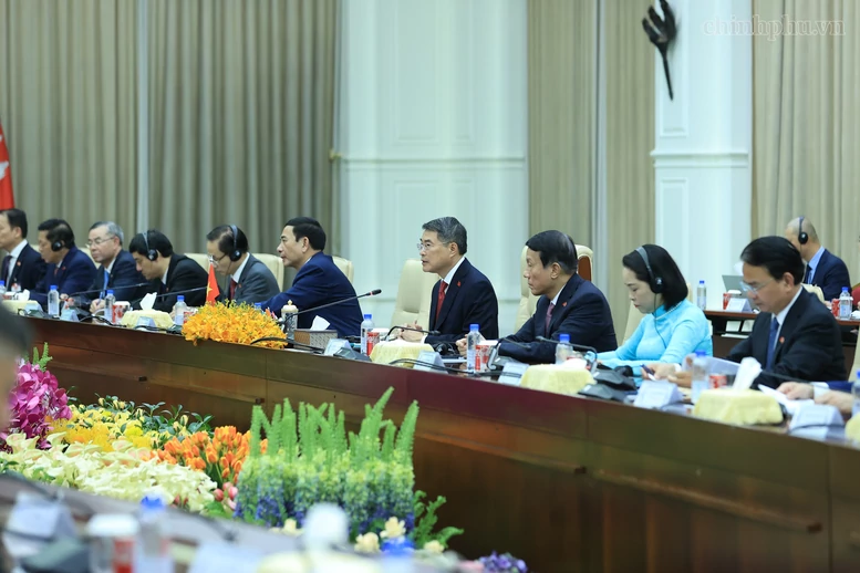 Thủ tướng Lê Minh Hưng hội đàm với Thủ tướng Campuchia Hun Manet Thủ tướng Lê Minh Hưng hội đàm với Thủ tướng Campuchia Hun Manet