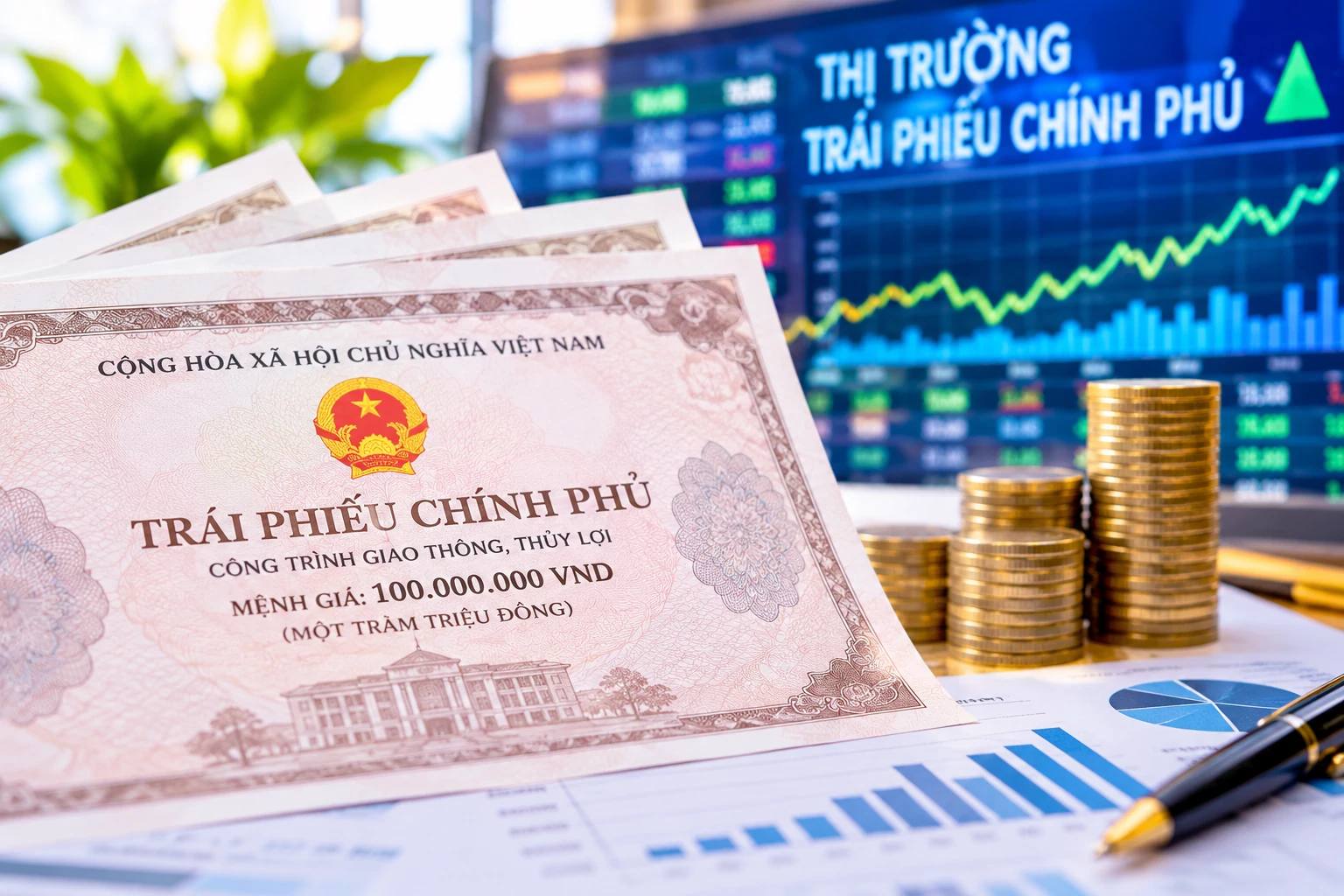 Tháng 9/2026, huy động hơn 70.139 tỷ đồng trái phiếu Chính phủ, giao dịch thứ cấp tăng