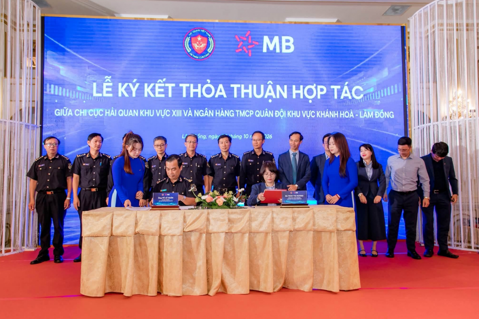 MB hợp tác với Chi cục Hải quan khu vực XIII hỗ trợ doanh nghiệp
